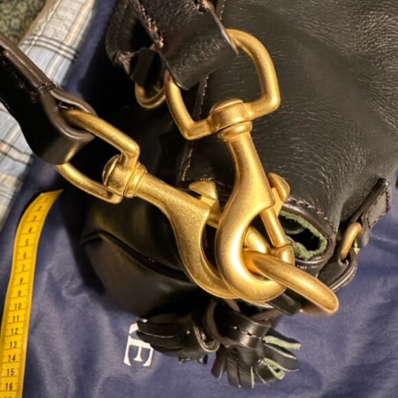 Dooney & Bourke Florentine Large Satchel in Black Leather - Picture 10 of 16